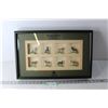 Image 1 : Framed The Dogs World Miniatures - 13" x 20"
