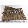 Image 1 : (12) Wrenches in Cloth Holder