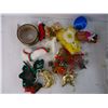 Image 5 : Christmas Mini-Lites(2),Tree Stand, Ornaments and Garland