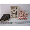 Image 1 : (18) Mini Windsor Salt Shakers, Bridge Set and Picture