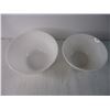 Image 3 : (2)  Federal Glass Milk Glass Bowls