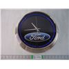 Image 1 : Ford Clock with Neon Ring-Clock Works, missing power cord for light