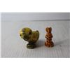 Image 2 : (2) Vintage Goebel Figurines - Duck and Rabbit