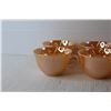 Image 5 : (6) Fire King Peach Luster Tea Cups and Saucers