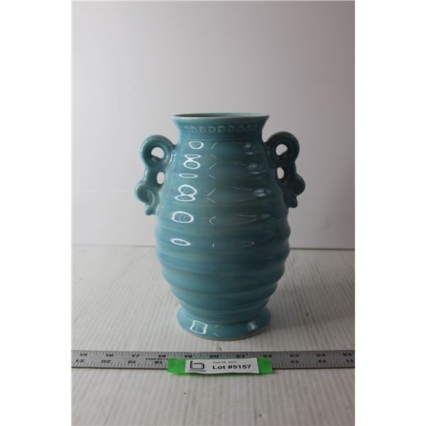 Blue Ceramic Vase - Made in England