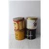 Image 4 : (4) Vintage Tobacco Tins - Black Cat, Dominion, Peter Jackson