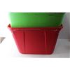 Image 3 : *(2) Plastic Tubs