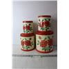 Image 1 : (4) Vintage Floral Tins