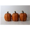 Image 4 : (3) Wooden Pumpkin Halloween Decorations