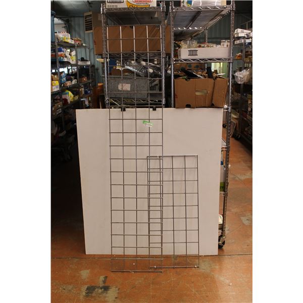 *(2) Heavy Duty Store Rack Organizers - 15  x 72  and 15  x 34