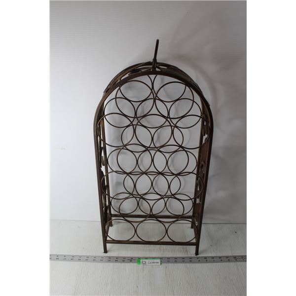 *Metal Wine Rack