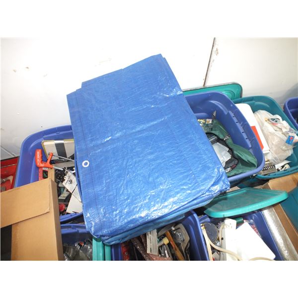 Tote Of Tarps & Tents