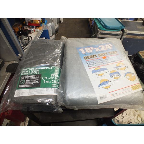 2 Heavy Duty Tarps