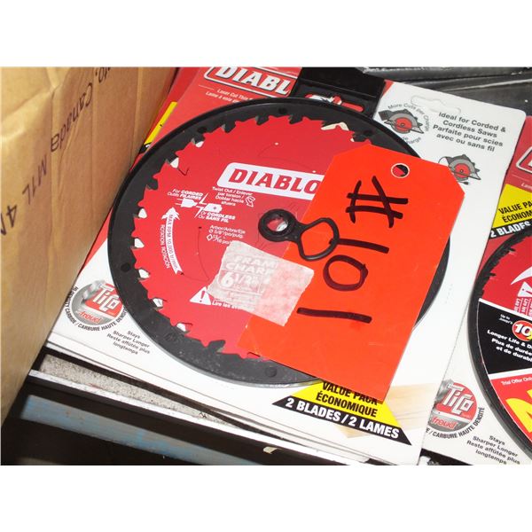 5 Diablo 6 1/2" Saw Blades