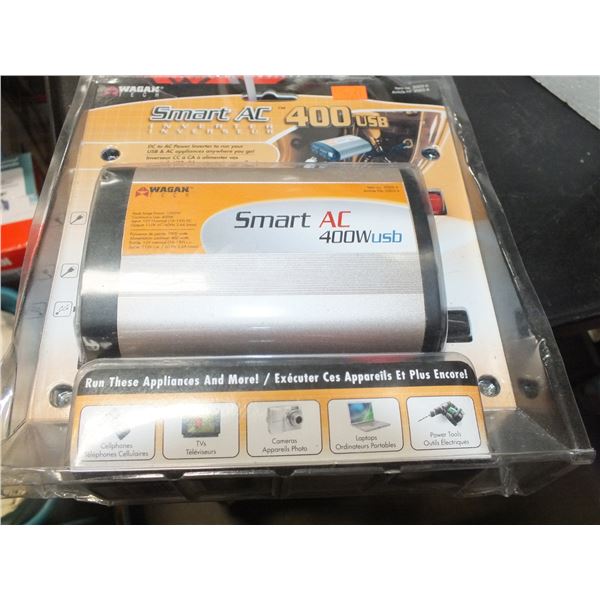 Wagan Tech Smart AC 400w USB Inverter