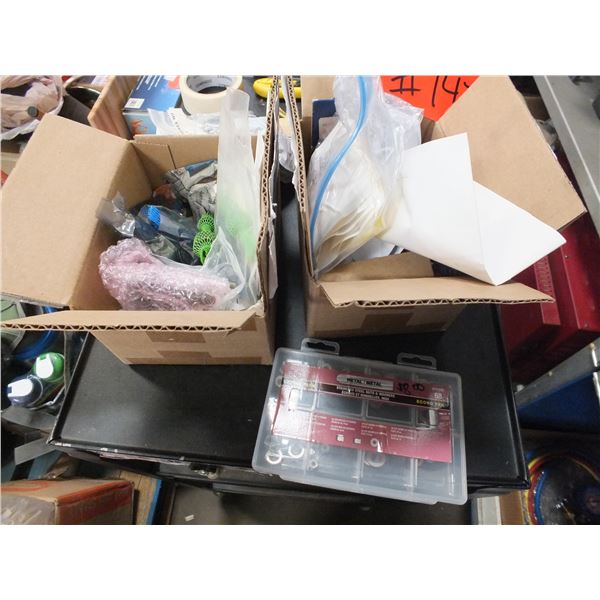 2 Small Boxes Of Assorted Hardware