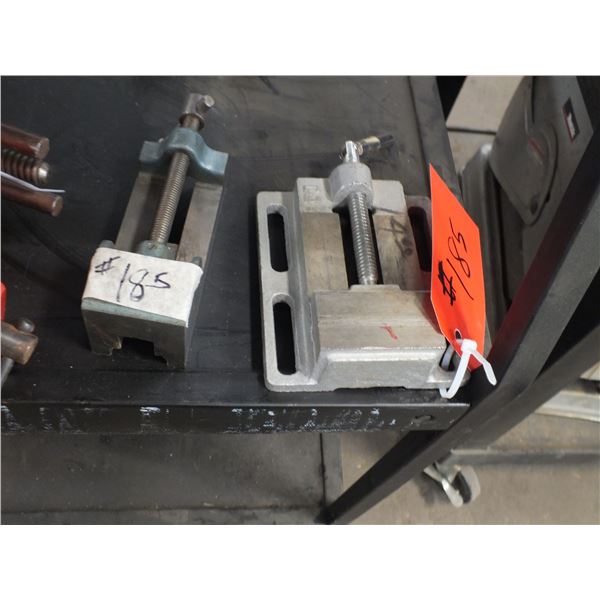 2 Drill Press Vise's