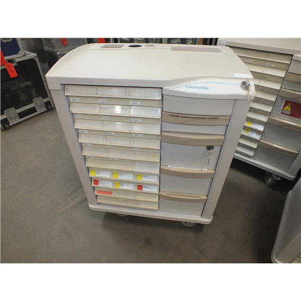 Medical Storage Cart On Wheels