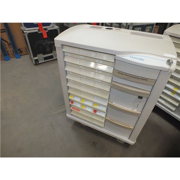 Medical Storage Cart On Wheels