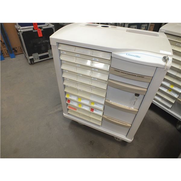 Medical Storage Cart On Wheels