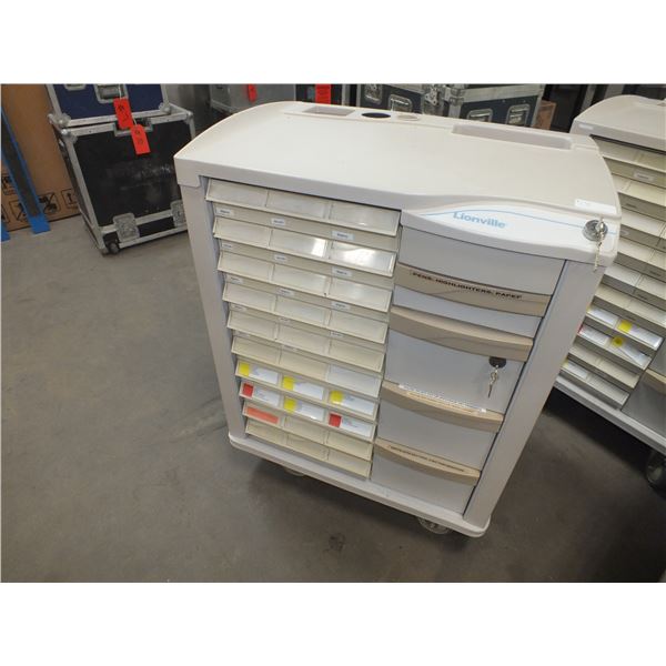 Medical Storage Cart On Wheels