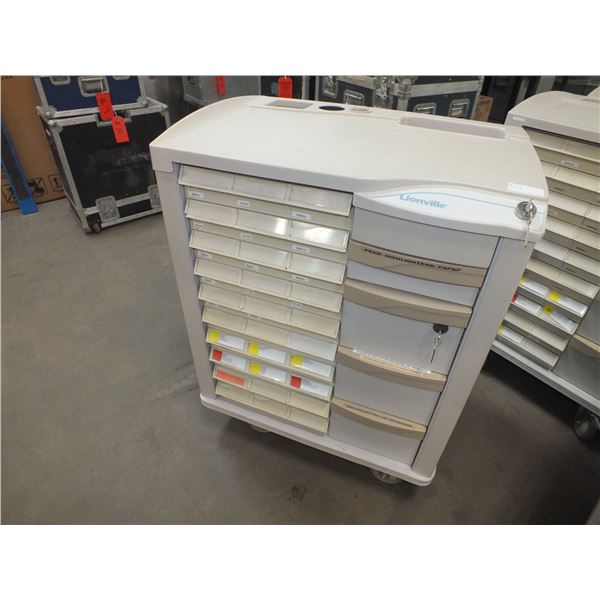 Medical Storage Cart On Wheels