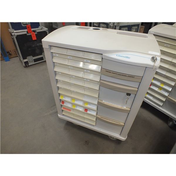 Medical Storage Cart On Wheels