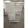 Image 1 : Medical Storage Cart On Wheels & 3 Banks of 6 Drawers