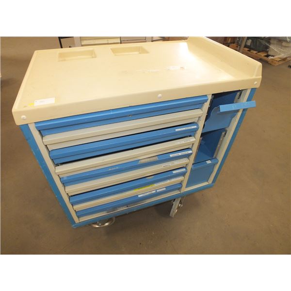 Medical Storage Cart On Wheels