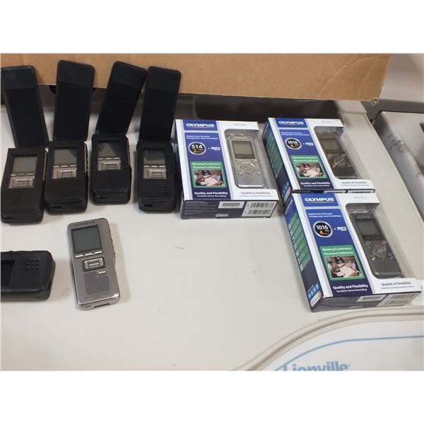 8 Olympus Digital Voice Recorders