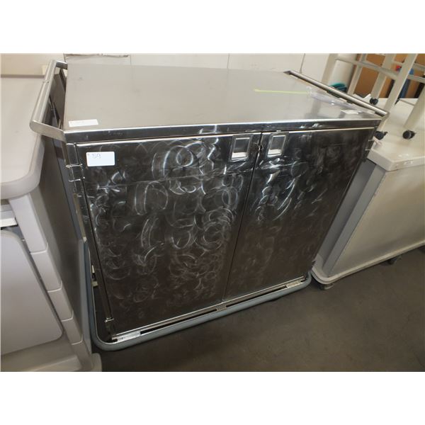 Stainless Steel Storage Cart On Wheels