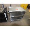 Image 1 : Stainless Steel Catering Cart On Wheels