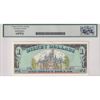 Image 2 : 1987 Walt Disney World $1 Legacy CUNC64 PPQ Mickey-Disney Castle Back, SN: D01151838A