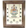 Image 1 : *1965-1968 'Canadian Silver Currency - A Collector's Edition' 11-coin Silver Set in Wooden Frame.