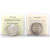 Image 2 : 50-cent 1940 MS63 & 1947 Maple Leaf VF30 ICCS. 2 pcs.