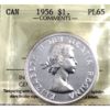 Image 1 : Silver $1 1956 ICCS PL65