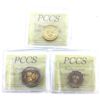 Image 2 : Test Tokens (2006) PCCS (Professional Coin Certification System). 3pcs.
