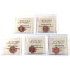 Image 2 : 1-cent 1977-2001 ICCS MS65-66 Red. 5pcs.