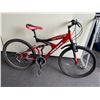 Image 1 : SUPERCYCLE NITROUS 2G RED 21 SPEED FULL SUSPENSION MOUNTAIN BIKE WITH FULL DISC BRAKES