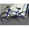 Image 2 : 2 BIKES: TRIUMPH LASER BLUE 18 SPEED MEDIUM SIZED MOUNTAIN BIKE WITH FULL DISC BRAKES