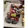 Image 1 : ASSORTED CORDLESS POWER TOOLS INCLUDING: MILWAUKEE 2429-20 BAND SAW, MILWAUKEE 2462-20 IMPACT