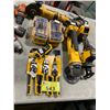 Image 2 : ASSORTED DEWALT CORDED/ CORDLESS POWER TOOLS INCLUDING: DCS369 COMPACT RECIPROCATING SAW, DCG412