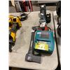 Image 2 : MAKITA DGA454 TYPE II ANGLER GRINDER WITH CHARGER & EXTRA BATTERY, HUSKY SPLITTING AXE