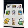 Image 2 : 3 Album Pages Of Vintage Stickers - Donkey Kong, Wacky Packy & More