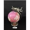 Image 1 : Pink Globe In Airplane Stand