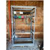 Image 1 : GREY METAL ADJUSTABLE SPOOL RACK ( APPROXIMATELY 4'W X 2'D X 7'H )