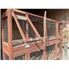 Image 2 : LARGE WOODEN RABBIT HUTCH ( APPROXIMATELY 98"W X 26"D X 72" )