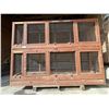 Image 8 : LARGE WOODEN RABBIT HUTCH ( APPROXIMATELY 98"W X 26"D X 72" )