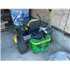 Image 2 : JOHN DEERE EX TRAK GAS POWERED 360 RIDE ON LAWN MOWER ( *HAS KEYS, HOUR METER READS 267 HRS,