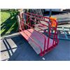 Image 1 : ULINE RED MOBILE ADJUSTABLE PANEL CART